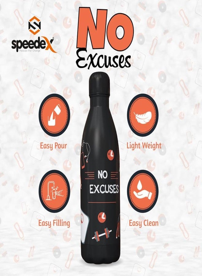 Speedex Thermos Bottle - 500 ML Vacuum Insulated Stainless Steel for Kids, Men, Women - Thermosteel Bottle Ideal for School, Office, Travel Flask for Hot & Cold Beverages - Printed - Image 2